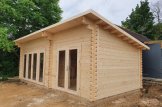 Blockbohlenhaus MAJA (66 mm), 7.5x4 m, 30 m² customer 2