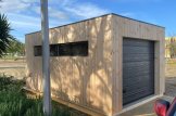 Holzgarage mit Flachdach SILVIA F (34 mm + Holzverschalung), 3.2x5.2 m, 16.6 m² customer 2