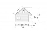 Blockbohlenhaus mit Terrasse AURA S (44+44 mm), 100 m² + 35 m² specification 5
