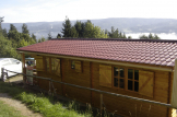 Blockbohlenhaus HYMER (66 mm) 42 m² customer 2