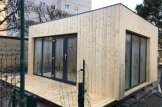 Gartenbüro PREMIUM (Extra Isoliert, 34 mm + Holzverschalung), 5x4 m, 20 m² customer 2
