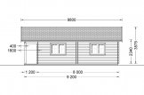 Blockbohlenhaus RIVIERA (120 mm) 120 m² specification 3
