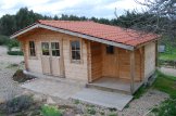 Gartenhaus aus Holz CLARA (44 mm), 7x4 m, 28 m² customer 2