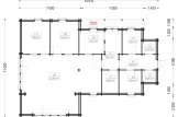 B-WARE: Holzhaus VICTORIA S (66+66 mm) , 171 m² specification 1