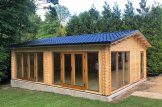 Blockbohlenhaus MARINA (44 mm), 8x6 m, 48 m² customer 2