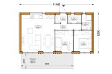 Holzhaus zum Wohnen BELLA 2 RV (Isoliert, KfW55), 60 m² specification 1