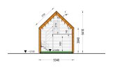 Kleines Holzhaus zum Wohnen ALINA RV (Isoliert, KfW55), 46 m² specification 7