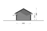 Gartenhaus aus Holz ELENA (Isoliert, 34 mm + Holzverschalung), 4x7 m, 28 m² specification 4