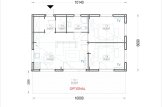 Blockbohlenhaus SELENE S (44 mm + Holzverschalung), 63 m² specification 1