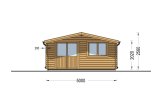 Gartenhaus aus Holz LILLE (34 mm), 5x4 m, 18 m² specification 2