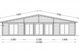 Blockbohlenhaus RIVIERA (120 mm) 120 m² specification 2
