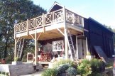 Blockbohlenhaus LANGON (120 mm) 108 m² mit extra Schneelast customer 1