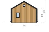 Blockbohlenhaus SARA (34 mm + Holzverschalung), 20 m² specification 5