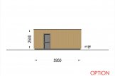 Doppelgarage aus Holz mit Flachdach SILVIA DUO F (34 mm + Holzverschalung), 6x6 m, 36 m² specification 8