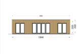Kleines Holzhaus PREMIUM (34 mm + Holzverschalung), 10.5x4.5 m, 47 m² specification 2