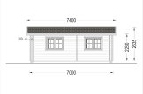 Mobilheim aus Holz ARGO M-N S (44+44 mm), 5x9 m, 35 m² specification 3