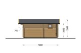 Gartenhaus aus Holz NINA (44 mm), 5x5 m, 25 m² specification 5