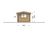 Gartenhaus aus Holz OAK (34 mm), 6x3 m, 16 m² specification 5