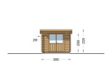 Gartenhaus aus Holz MALTA (34 mm), 3x3 m, 9 m² specification 2