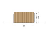 Gartenbüro PREMIUM (34 mm + Holzverschalung), 6.5x4.5 m, 26 m² specification 3