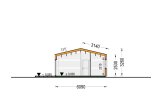 Blockbohlenhaus NICOLE (Isoliert, 44 mm + Holzverschalung), 68 m² specification 6