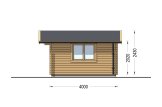 Gartenhaus aus Holz DREUX (44 mm), 4x4 m, 16 m² specification 5
