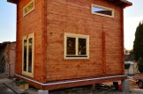 Blockbohlenhaus mit Flachdach und Schlafboden AVIGNON F (Isoliert, 44+44 mm), 20 m² + 16 m² customer 1