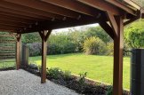 Carport aus Holz 3x6 m mit Schuppen (44 mm), 2x6 m customer 3
