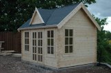 Gartenhaus aus Holz CLOCKHOUSE (44 mm), 4x3 m, 12 m² customer 2