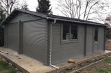 Doppelgarage aus Holz (44 mm) 6x6 m, 36 m² customer 2
