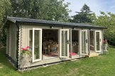 Blockbohlenhaus MARION (Isoliert, 34+34 mm), 7.5x4 m, 30 m² customer 1