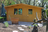 Gartenhaus aus Holz DREUX (66 mm), 5x4 m, 20 m² customer 3