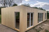 Kleines Holzhaus PREMIUM (Isoliert, 34 mm + Holzverschalung), 10.5x4.5 m, 47 m² customer 3
