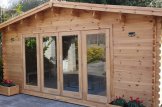 Gartenhaus aus Holz MIA (44 mm), 5.5x5.5 m, 30 m² customer 2