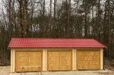 Dreifachgarage aus Holz TRIO (44 mm), 9x6 m, 54 m² customer 1