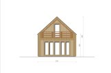 Blockbohlenhaus SARA S (44 mm + Holzverschalung), 27 m² specification 3