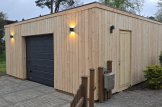 Holzgarage mit Flachdach SILVIA F (34 mm + Holzverschalung), 4x6 m, 24 m² customer 1