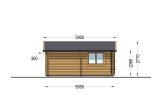 Doppelgarage aus Holz CLASSIC DUO 75 (44 mm), 6x5.7 m, 34 m² / 75 m³ specification 5