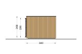 Gartenhaus aus Holz LAYLA (34 mm + Holzverschalung), 6x3 m, 15 m² specification 3