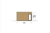 Kleines Holzhaus PREMIUM (34 mm + Holzverschalung), 10.5x4.5 m, 47 m² specification 3
