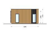 Holzhaus zum Wohnen LUCIA 1 RV (Isoliert, KfW55), 40 m² specification 3