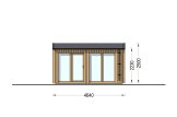 Gartensauna SERENE (34 mm + Holzverschalung), 4.5x2.5 m, 5 m² specification 2