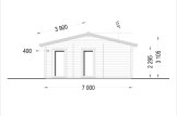 Blockbohlenhaus MILA (44 mm), 56 m² specification 3