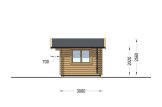 Gartenhaus aus Holz WISSOUS (44 mm), 5x3 m, 15 m² specification 5