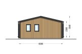 Blockbohlenhaus ANGELA (44 mm + Holzverschalung), 43 m² specification 3