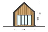 Blockbohlenhaus SALLY RV (Isoliert, KfW55), 20 m² specification 2