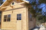 Blockbohlenhaus mit Schlafboden AVIGNON (58 mm), 20 m² + 16 m² customer 1