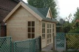 Gartenhaus aus Holz CLOCKHOUSE (44 mm), 4x3 m, 12 m² customer 3