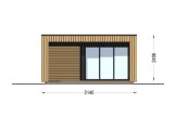 Gartenhaus aus Holz LAYLA (Isoliert, 34 mm + Holzverschalung), 5x3 m, 13 m² specification 2