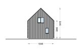 Kleines Holzhaus zum Wohnen ALINA RV (Isoliert, KfW55), 46 m² specification 5